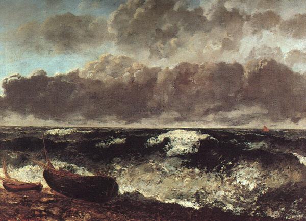 Gustave Courbet The Wave Sweden oil painting art